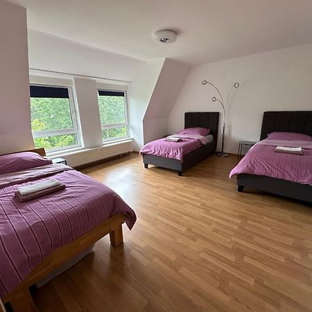 Grosses Apartment Im Dg Leipzig Buitenkant foto