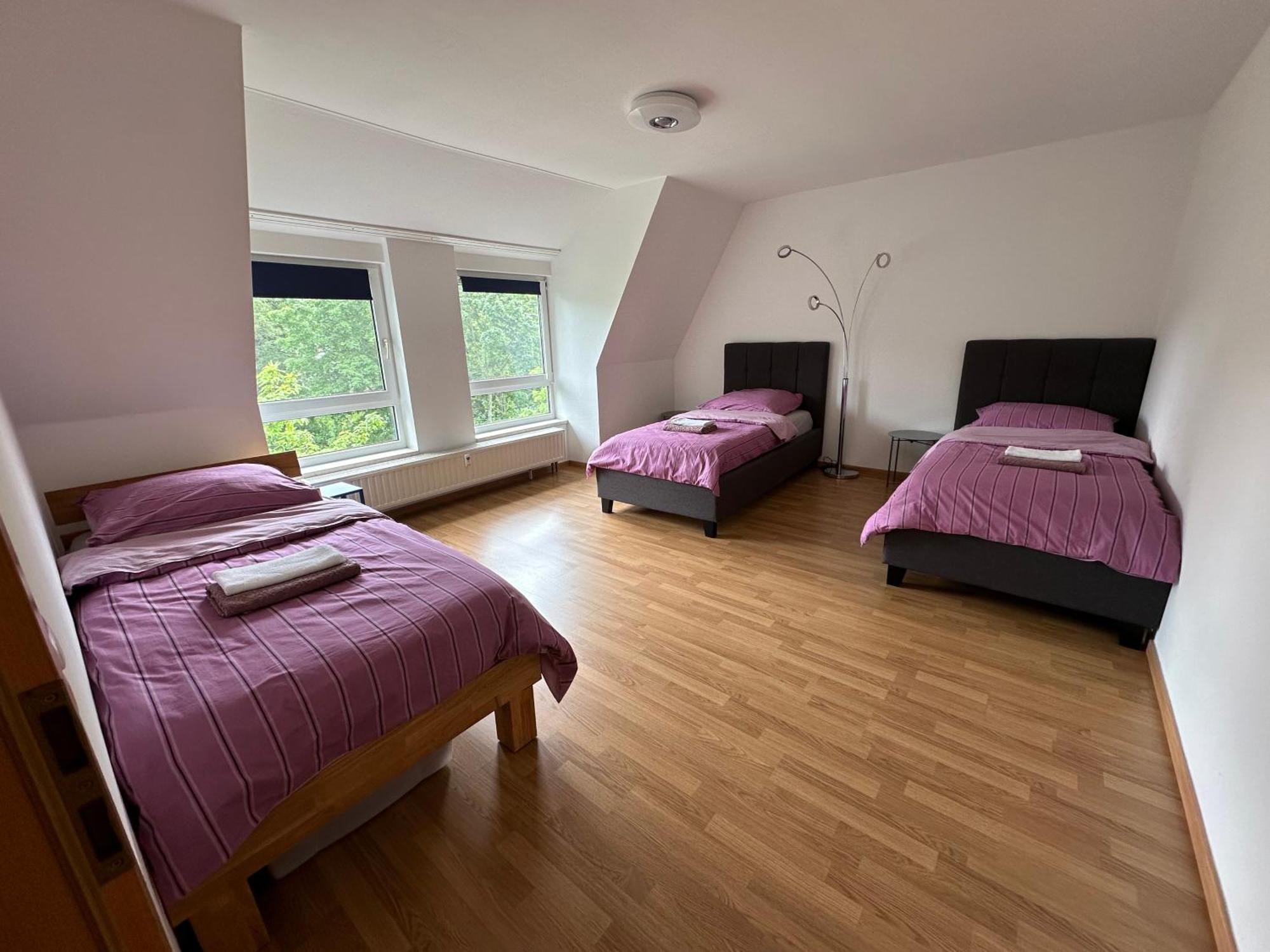 Grosses Apartment Im Dg Leipzig Buitenkant foto