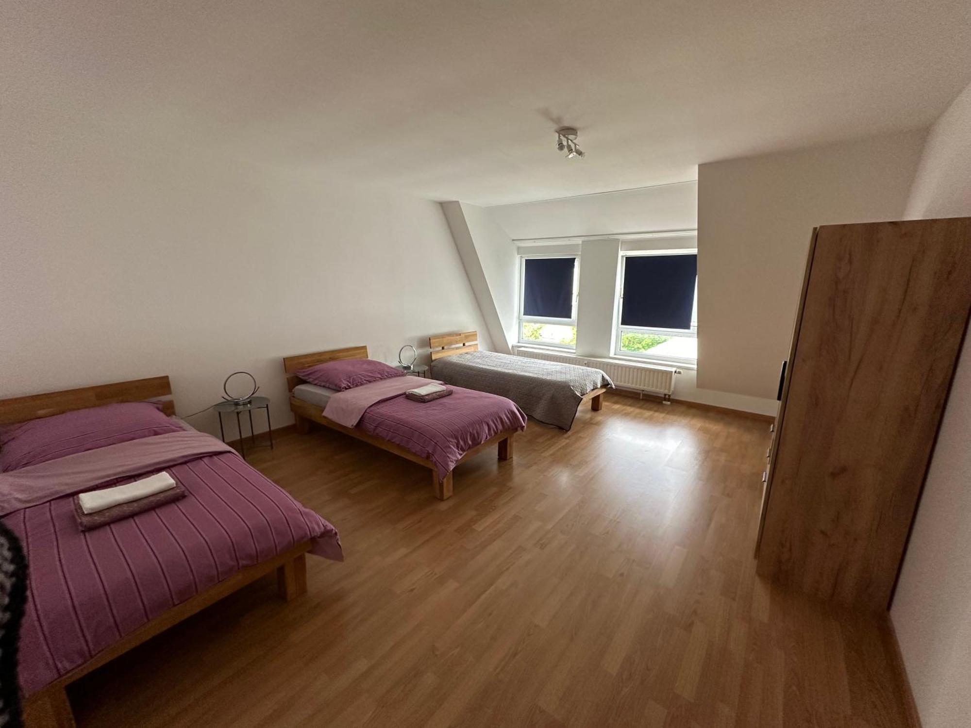 Grosses Apartment Im Dg Leipzig Buitenkant foto
